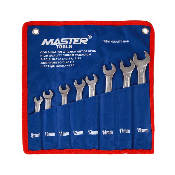 مجموعه 8 عددی آچار یکسر رینگی یکسر تخت مستر تولز مدل MT-110-8 - Image 8