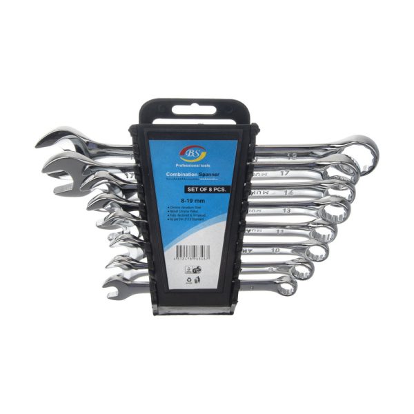 آچار یکسر تخت و یکسر رینگی بی اس مدل 22-6-2-BS مجموعه 12 عددی - Image 7