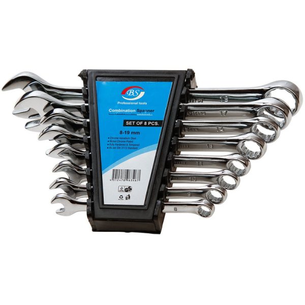 آچار یکسر تخت و یکسر رینگی بی اس مدل 22-6-2-BS مجموعه 12 عددی - Image 10