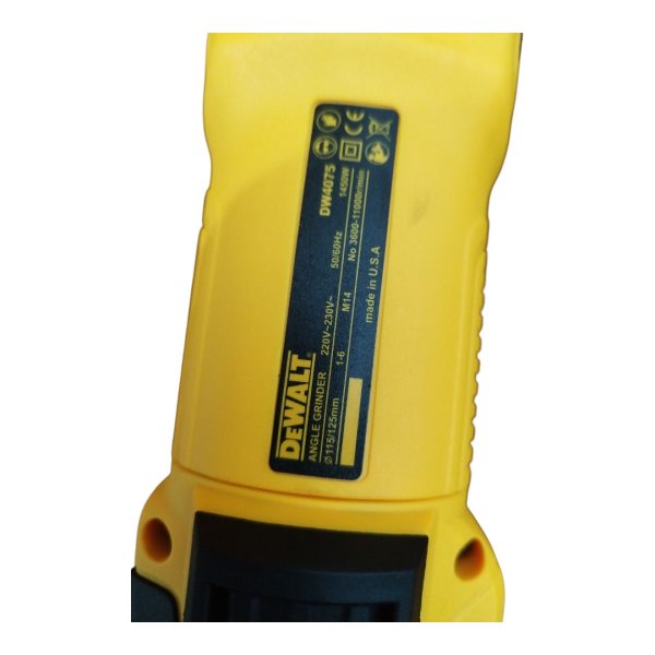مینی فرز دیمردار 115-125 میلیمتری 1450 وات  دیوالت مدل US-4075 - Image 9
