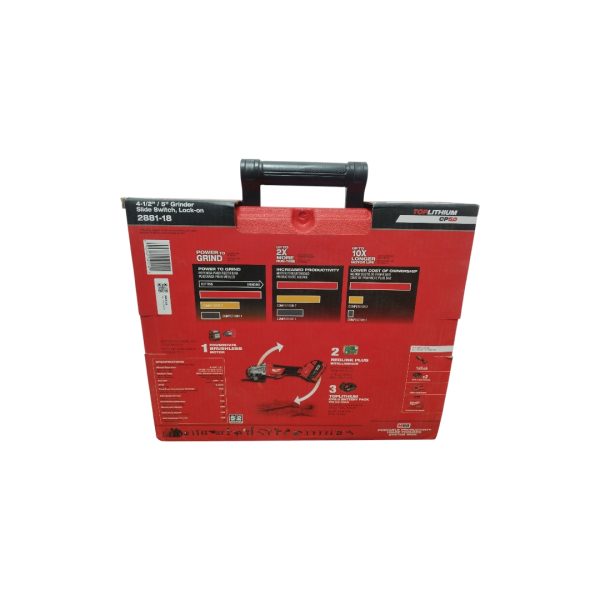 مینی فرز شارژی 8500 دور 750 وات میلواکی مدل M18 FSAG125 - Image 24