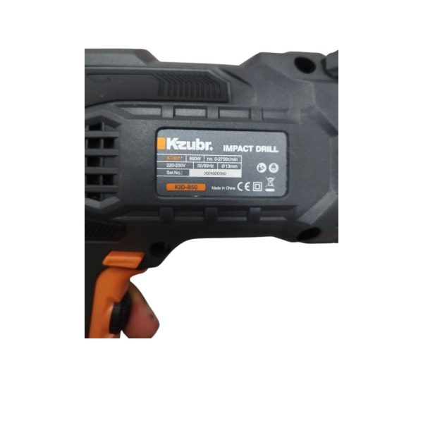 دریل پیچ گوشتی برقی 13 میلیمتری 850 وات زوبر مدل k10077 - Image 6