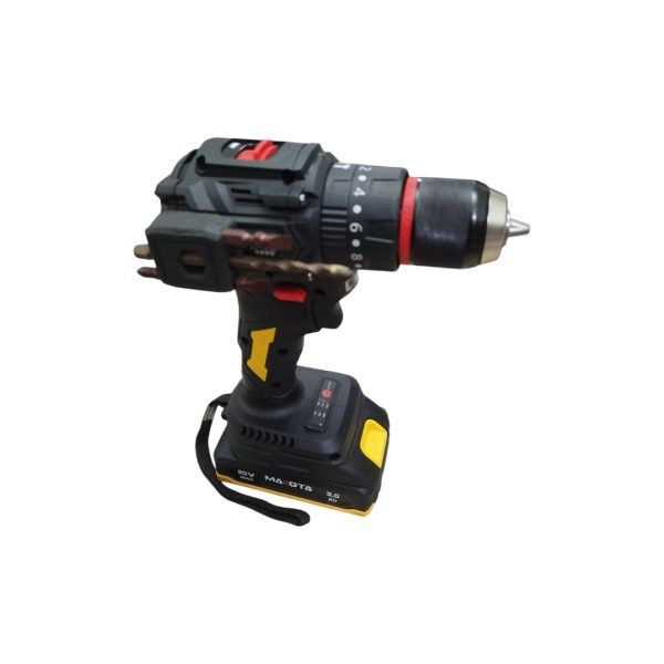 دریل پیچ گوشتی شارژی 10 میلیمتری 1100وات مایوتا مدل MAUOTA-UDD127 همراه ابزار تخصصی - Image 3