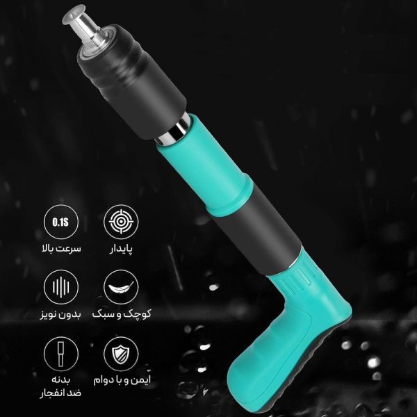 میخ کوب تفنگی طرح ماکیتا مدل A12 به همراه 20 عدد میخ - Image 24