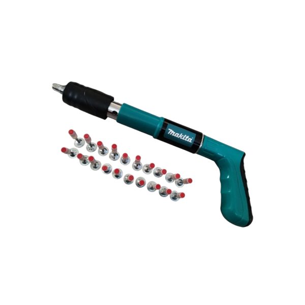 میخ کوب تفنگی طرح ماکیتا مدل A12 به همراه 20 عدد میخ - Image 10