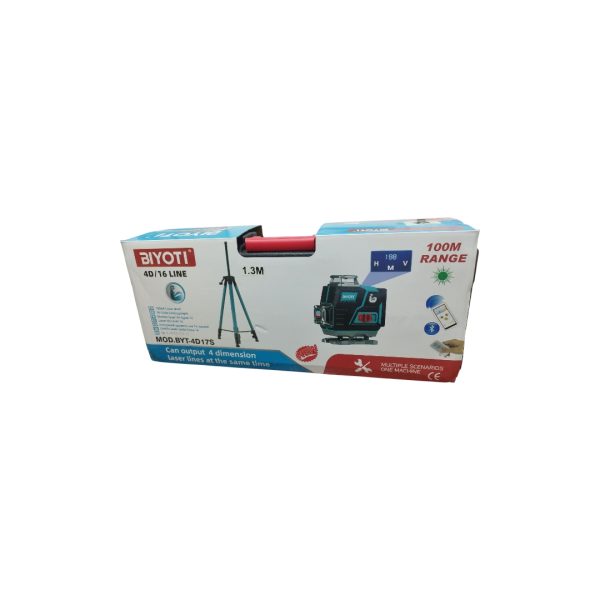 تراز لیزری دیجیتالی بیوتی مدل BYT- 4D17S - 360 به همراه پایه - Image 18