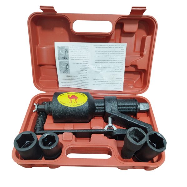 آچار چرخ گیربکسی مدل 2 سرعته کد YP-06 مجموعه 6 عددی