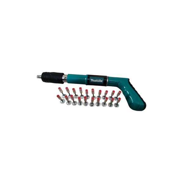 میخ کوب تفنگی طرح ماکیتا مدل A12 به همراه 20 عدد میخ