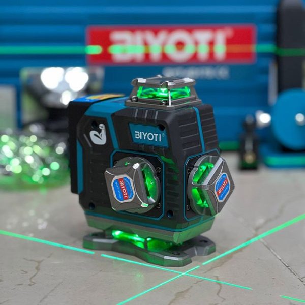 تراز لیزری دیجیتالی بیوتی مدل BYT- 4D17S - 360 به همراه پایه - Image 5