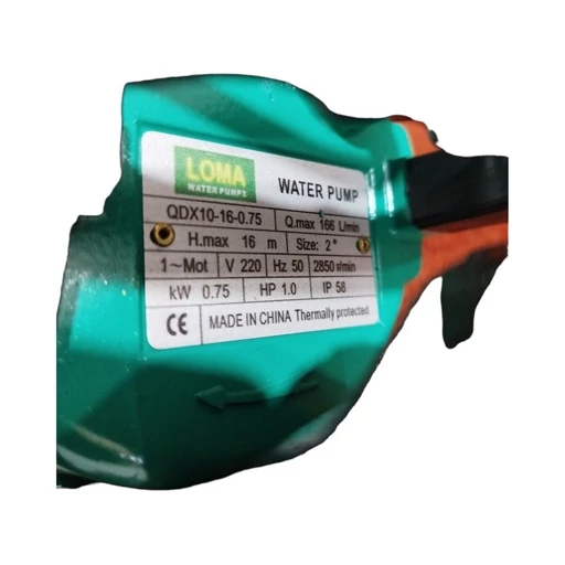 پمپ کف کش لوما مدل QDX 10 16 0.75 تک فاز - Image 3