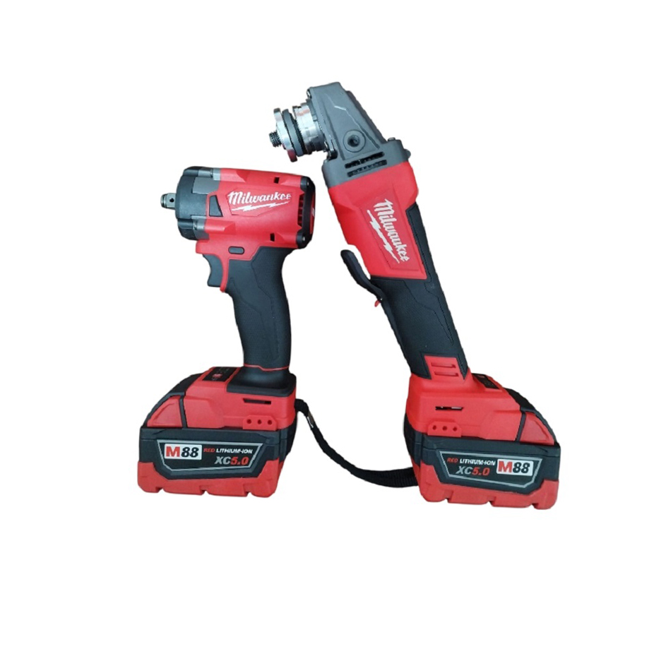 میلواکی مینی فرز و بکس شارژی با موتور براشلس و دو باتری 20 ولت - Image 30