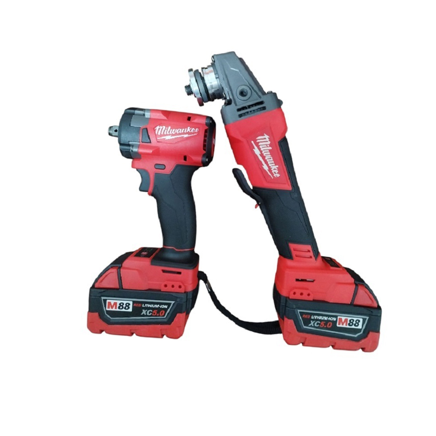 میلواکی مینی فرز و بکس شارژی با موتور براشلس و دو باتری 20 ولت - Image 29