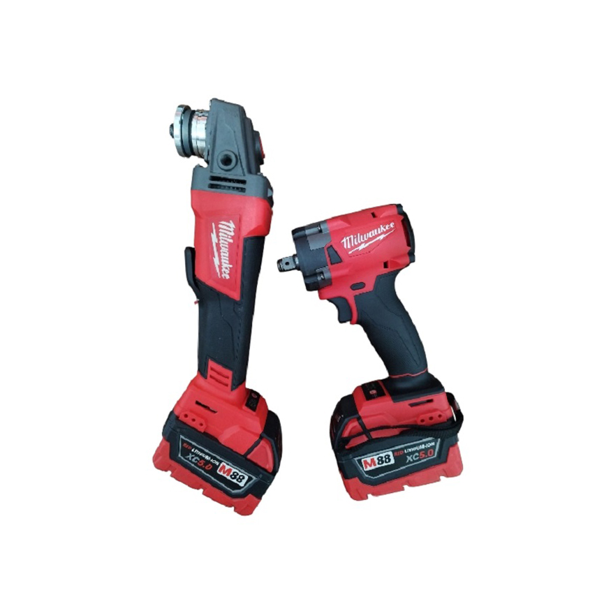 میلواکی مینی فرز و بکس شارژی با موتور براشلس و دو باتری 20 ولت - Image 23