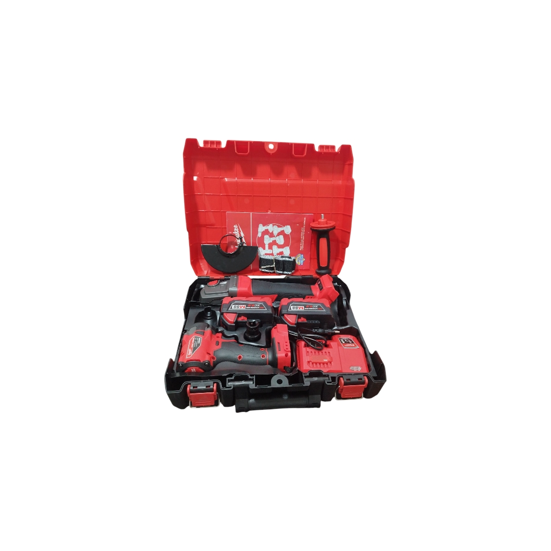 میلواکی مینی فرز و بکس شارژی با موتور براشلس و دو باتری 20 ولت - Image 28