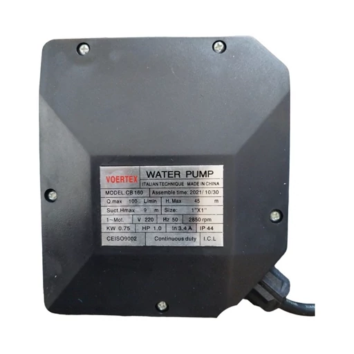 پمپ آب ورتکس مدل CB 160 تک فاز 220 ولتاژ - Image 5