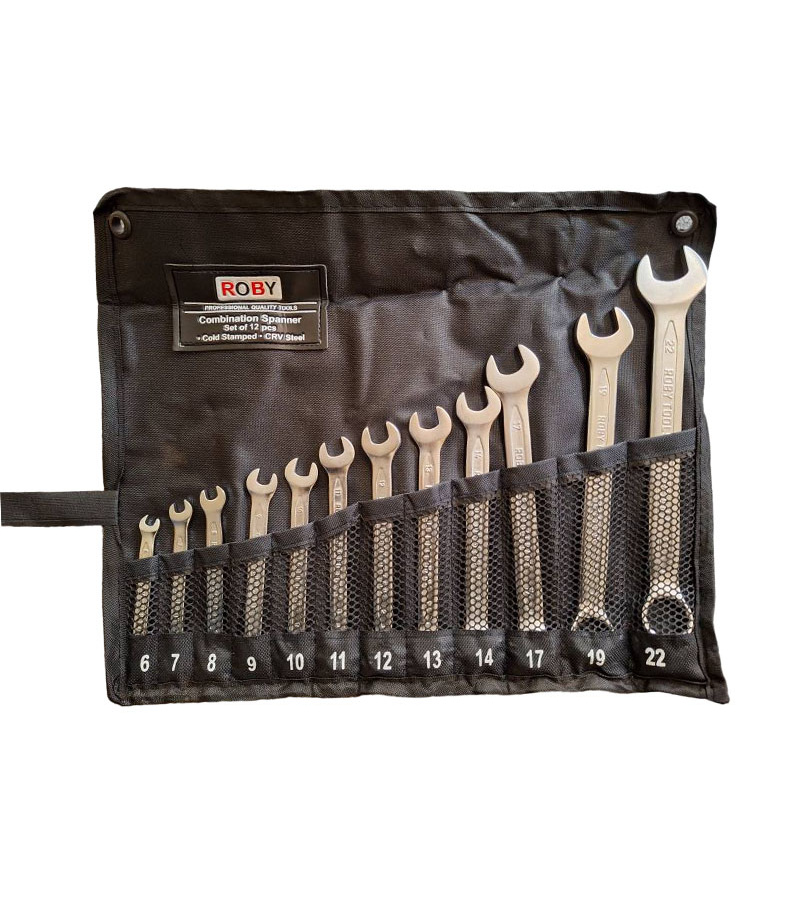 آچار یکسر تخت و یکسر رینگی روبی مدل 6-22 مجموعه 12 عددی - Image 5